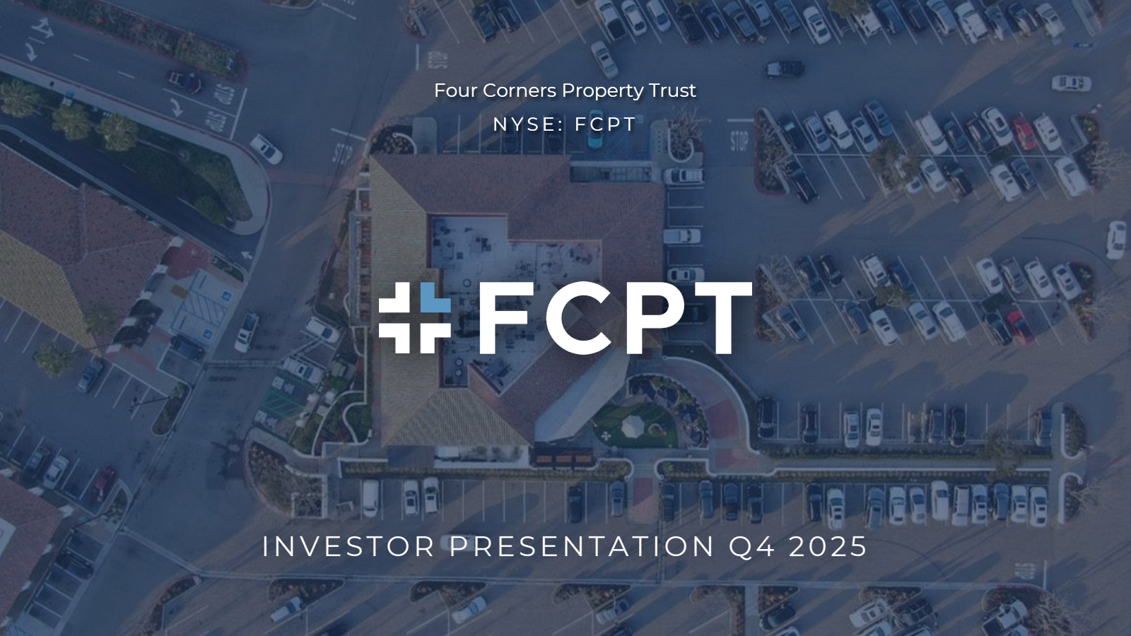 Four Corners Property Trust's Q4 2025 Slide Deck