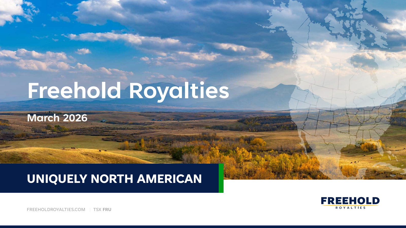 Freehold Royalties' Q4 2025 Slide Deck