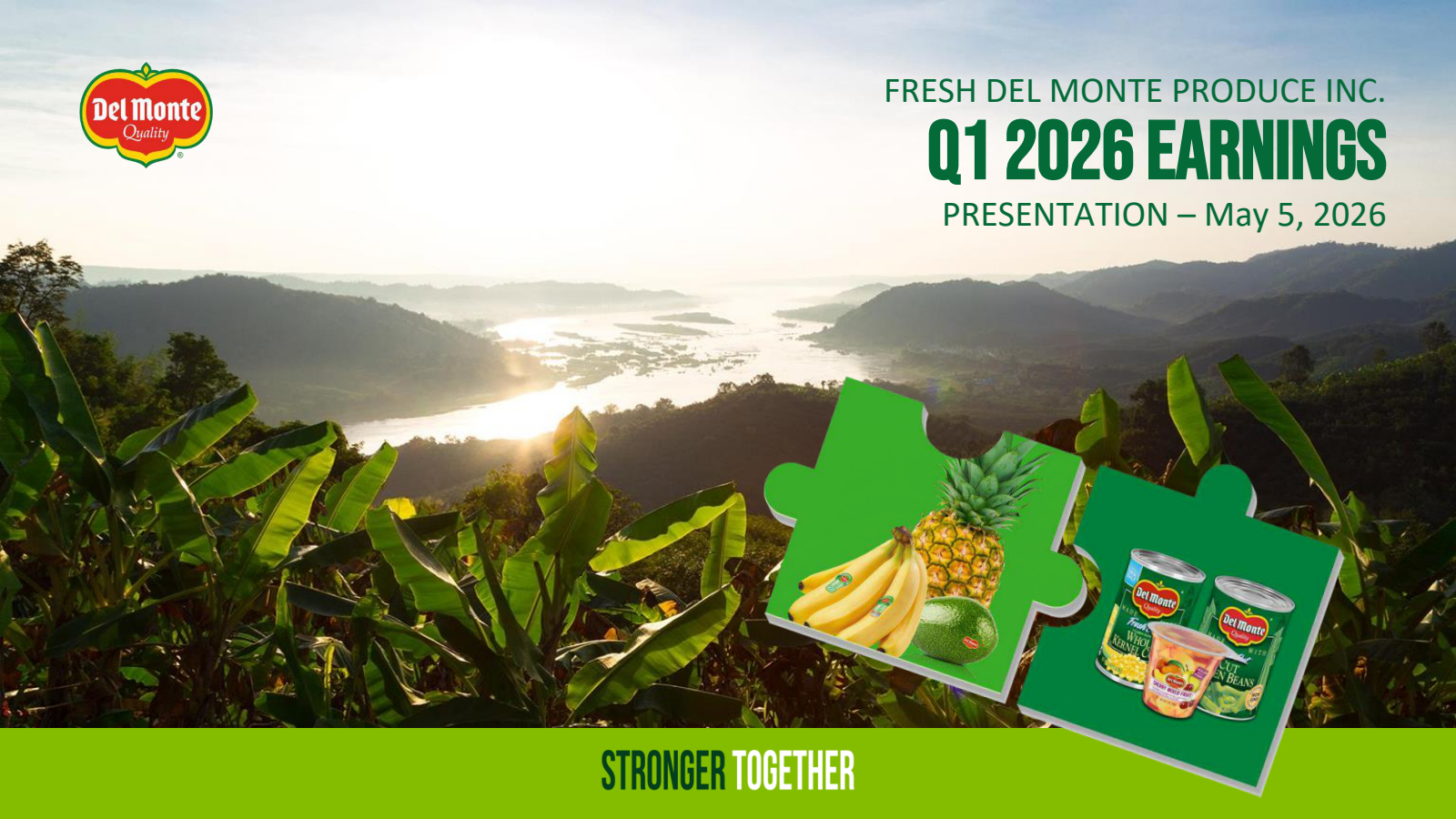 Fresh Del Monte Produce's Q1 2026 Slide Deck