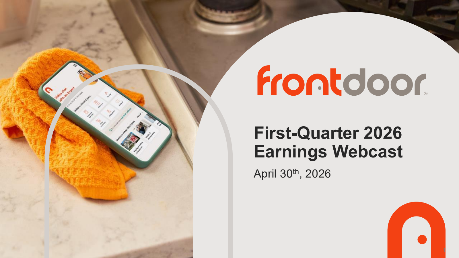 Frontdoor's Q1 2026 Slide Deck