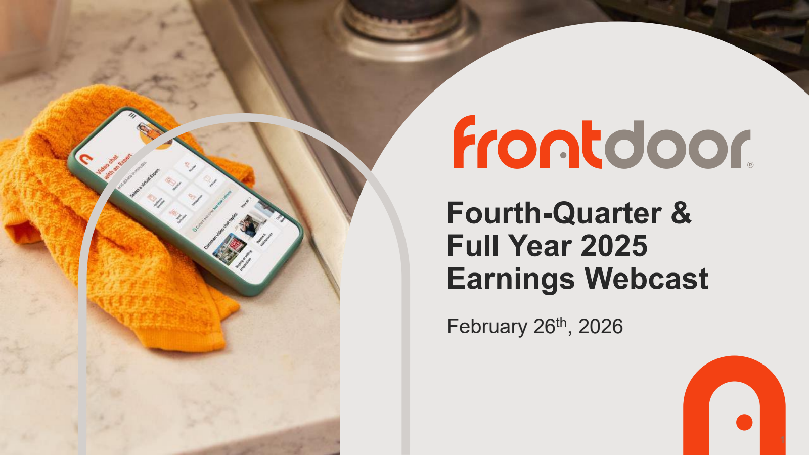 Frontdoor's Q4 2025 Slide Deck