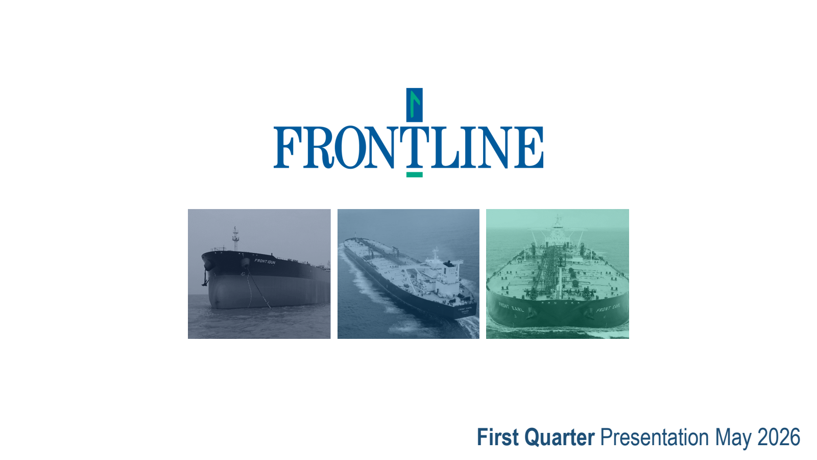 Frontline's Q1 2026 Slide Deck