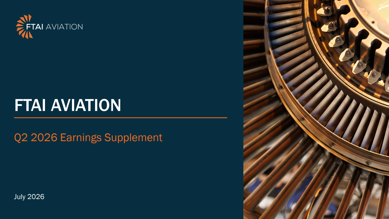FTAI Aviation's Q2 2026 Slide Deck