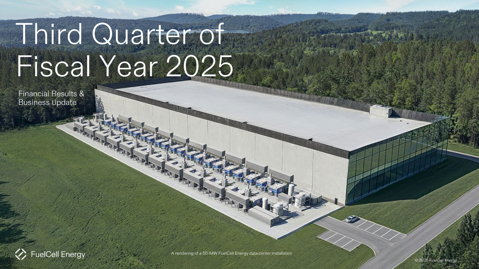 FuelCell Energy's Q3 2025 Slide Deck