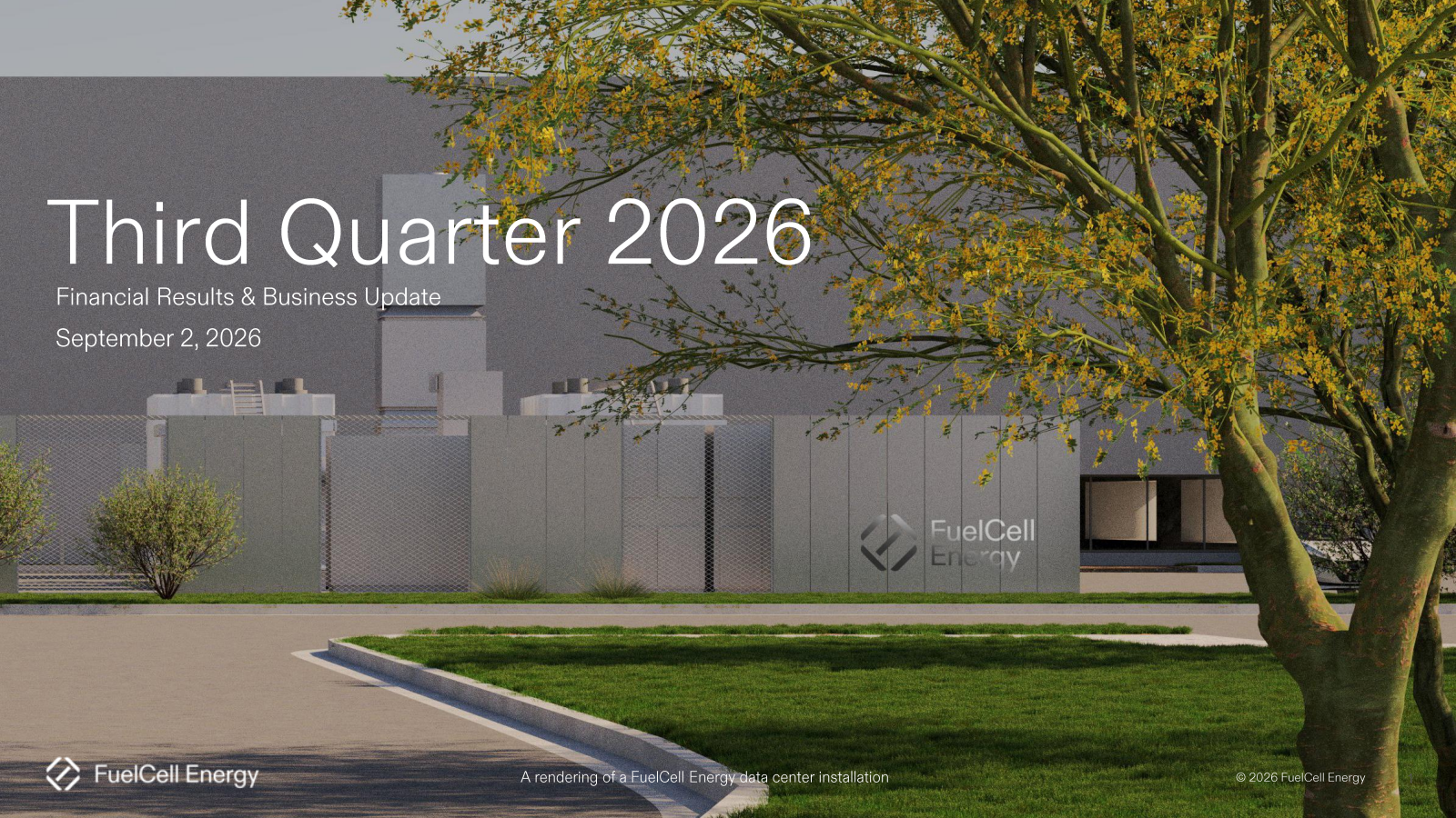 FuelCell Energy's Q3 2026 Slide Deck