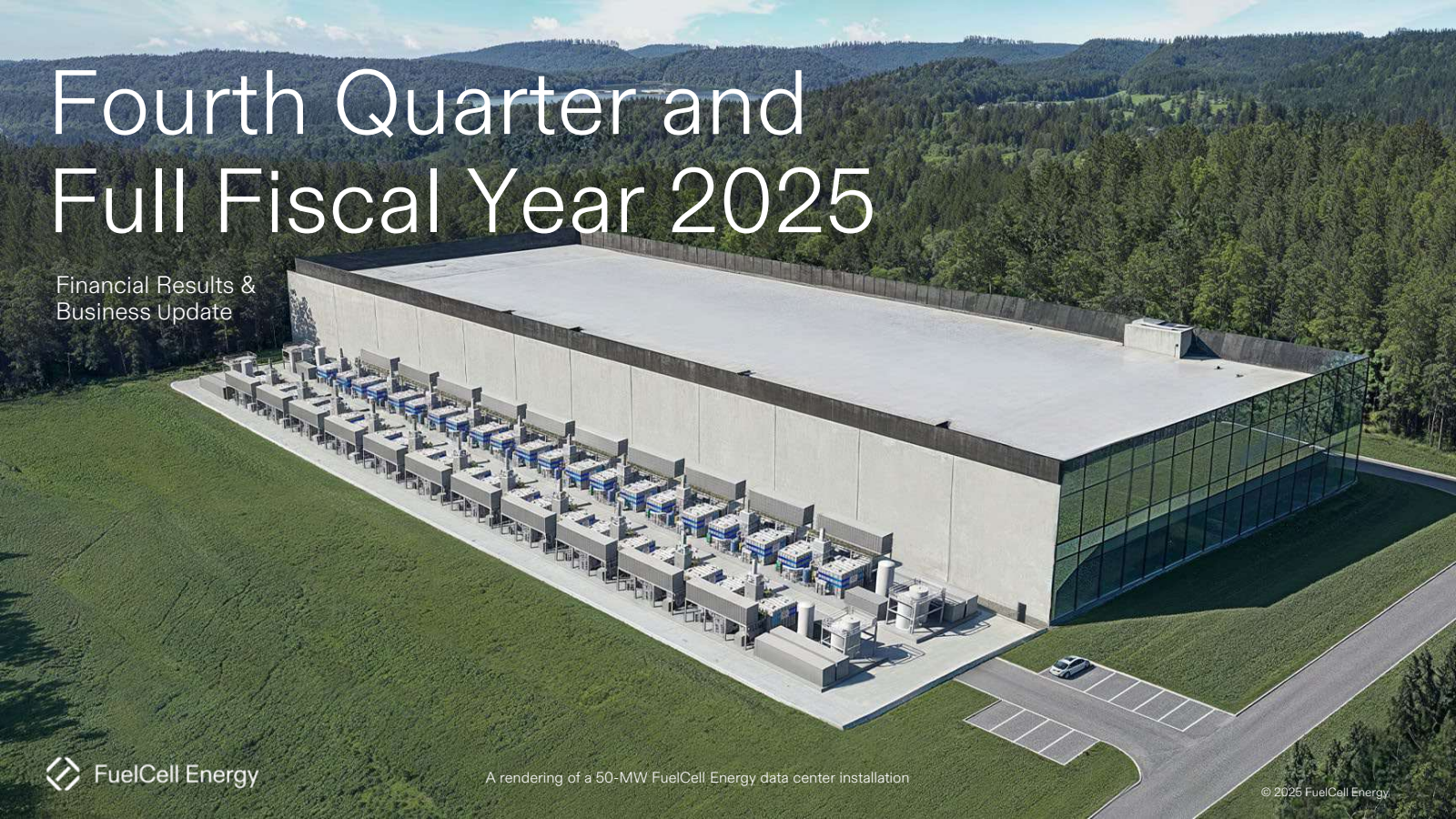 FuelCell Energy's Q4 2025 Slide Deck
