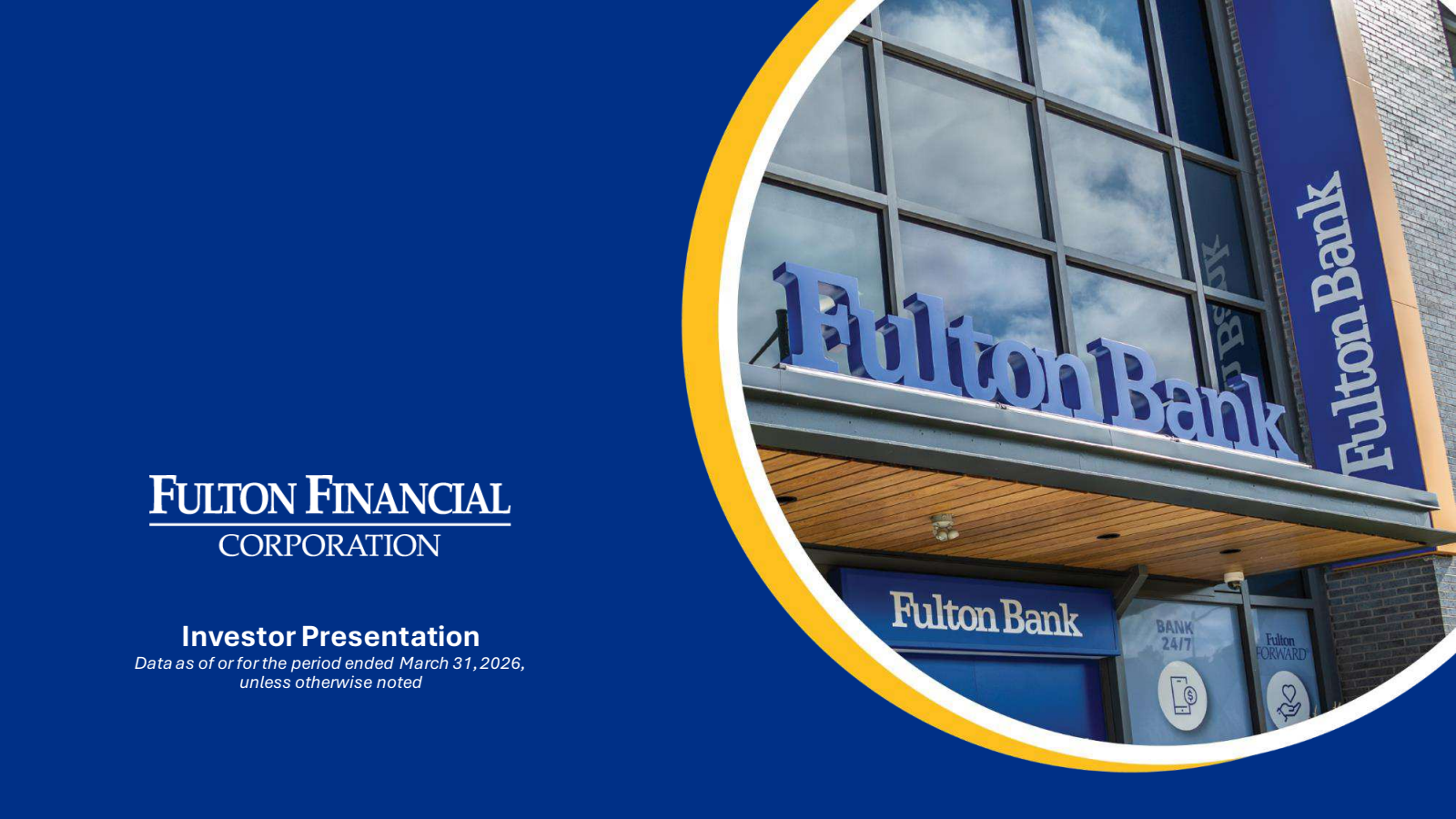 Fulton Financial's Q1 2026 Slide Deck