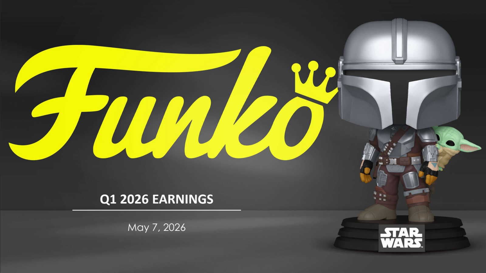 Funko's Q1 2026 Slide Deck