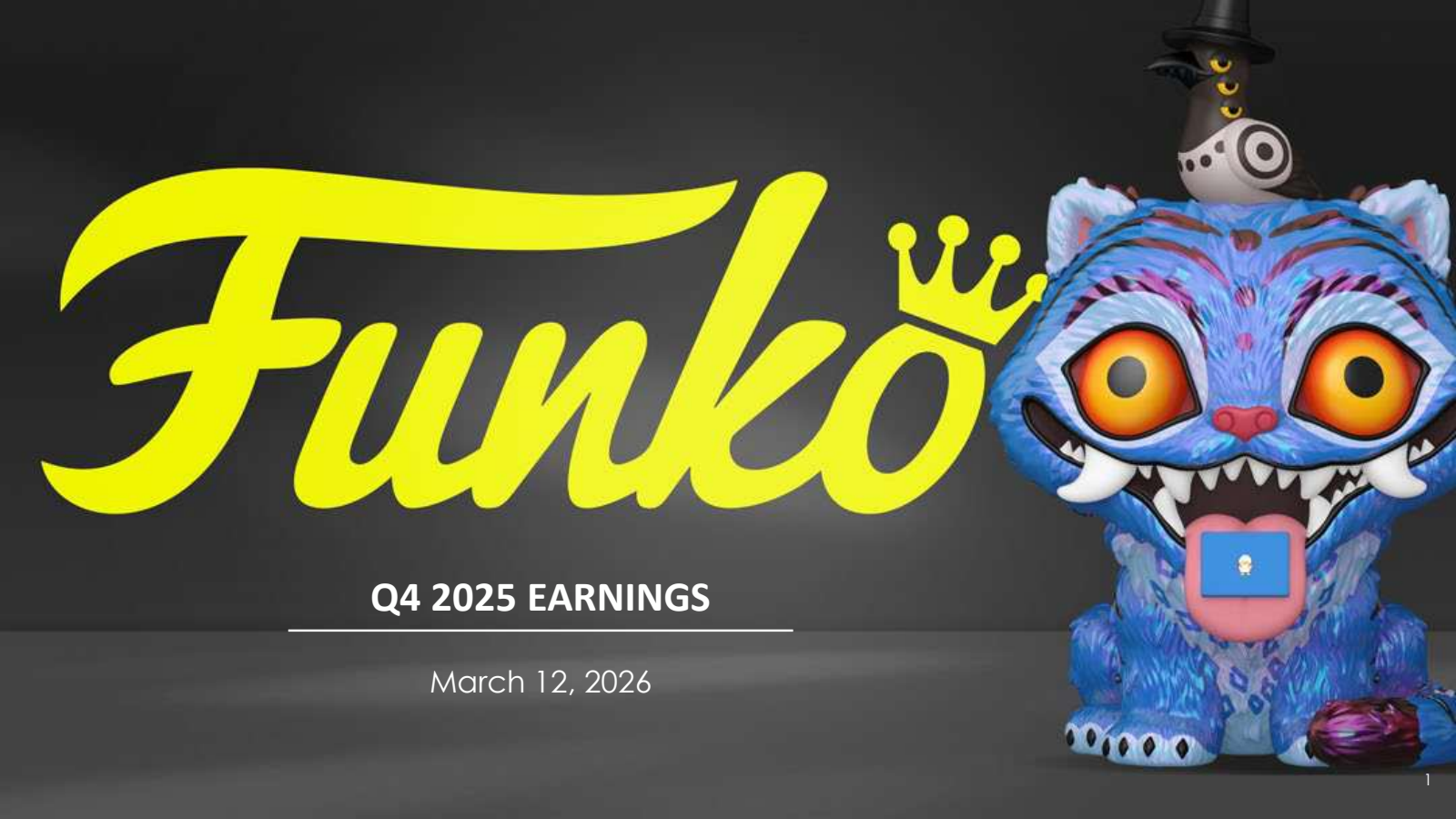 Funko's Q4 2025 Slide Deck