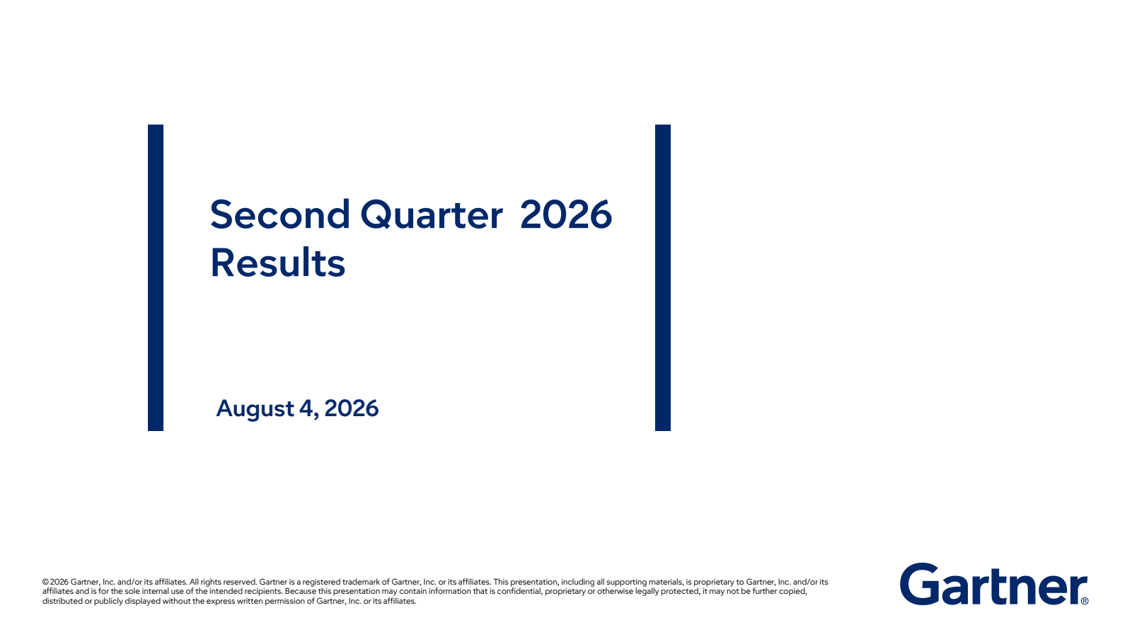Gartner's Q2 2026 Slide Deck