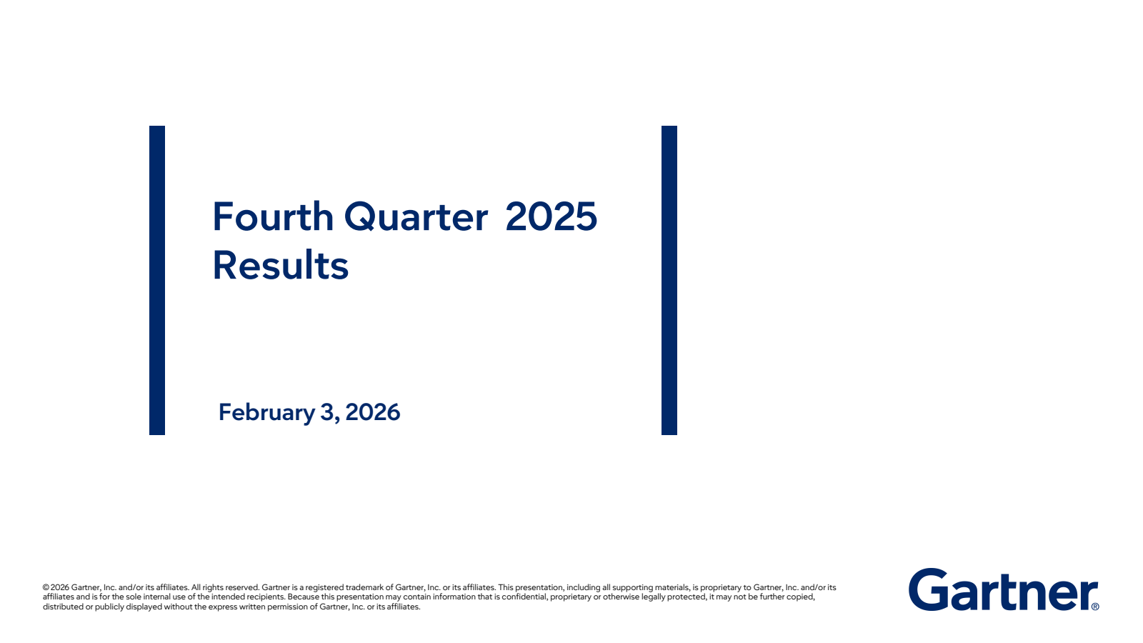Gartner's Q4 2025 Slide Deck
