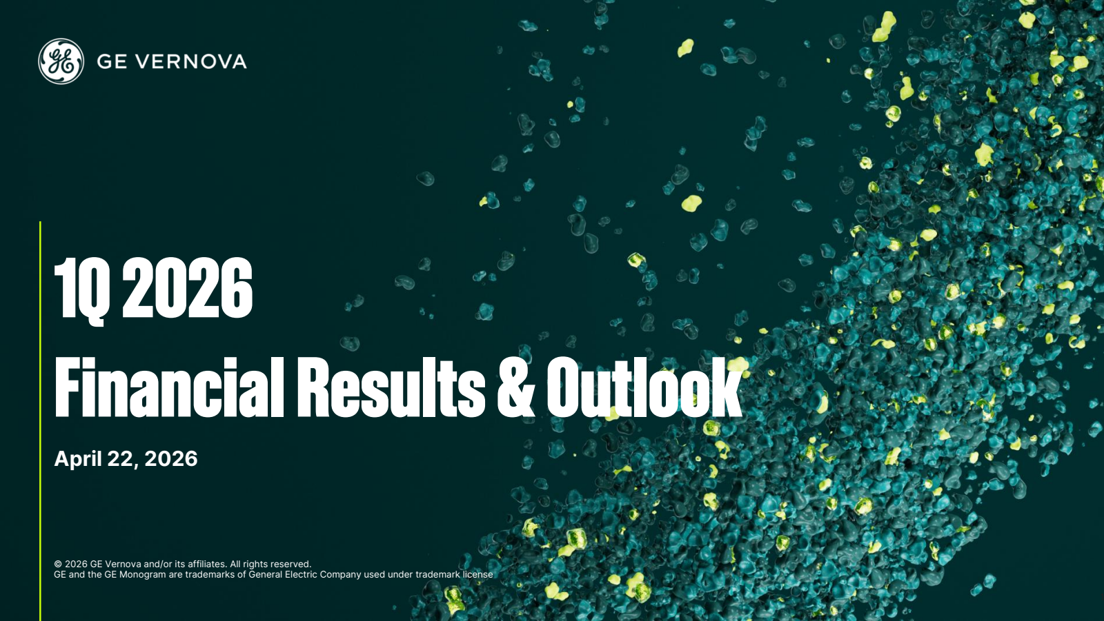 GE Vernova's Q1 2026 Slide Deck