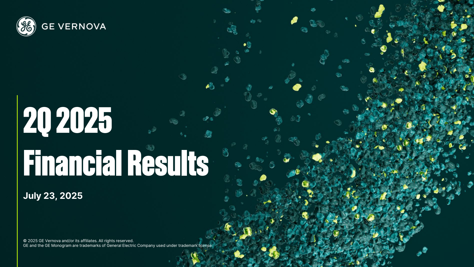 GE Vernova's Q2 2025 Slide Deck
