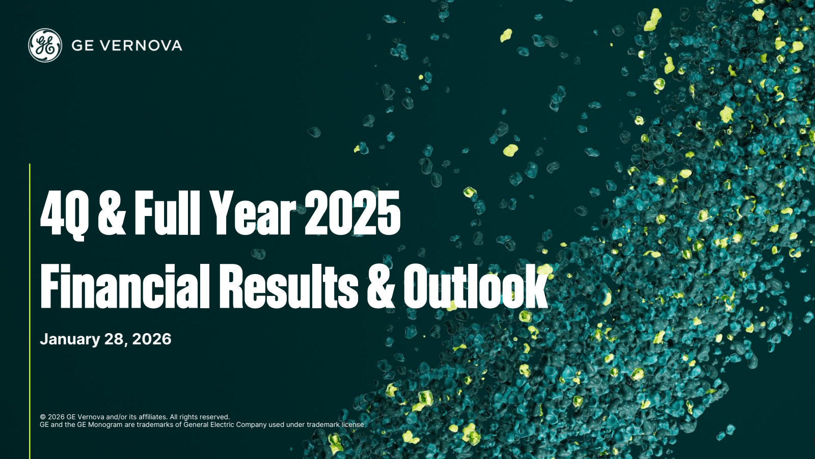 GE Vernova's Q4 2025 Slide Deck