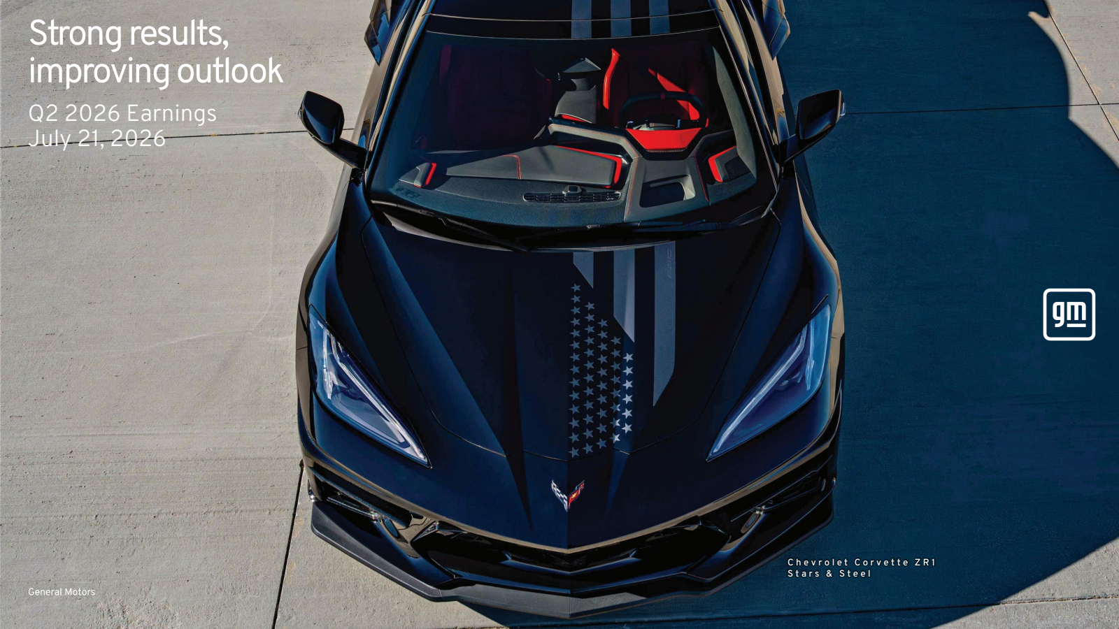 General Motors' Q2 2026 Slide Deck