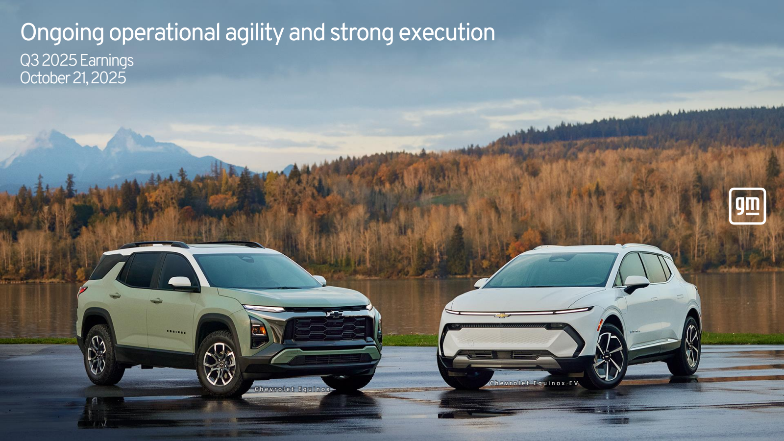 General Motors' Q3 2025 Slide Deck