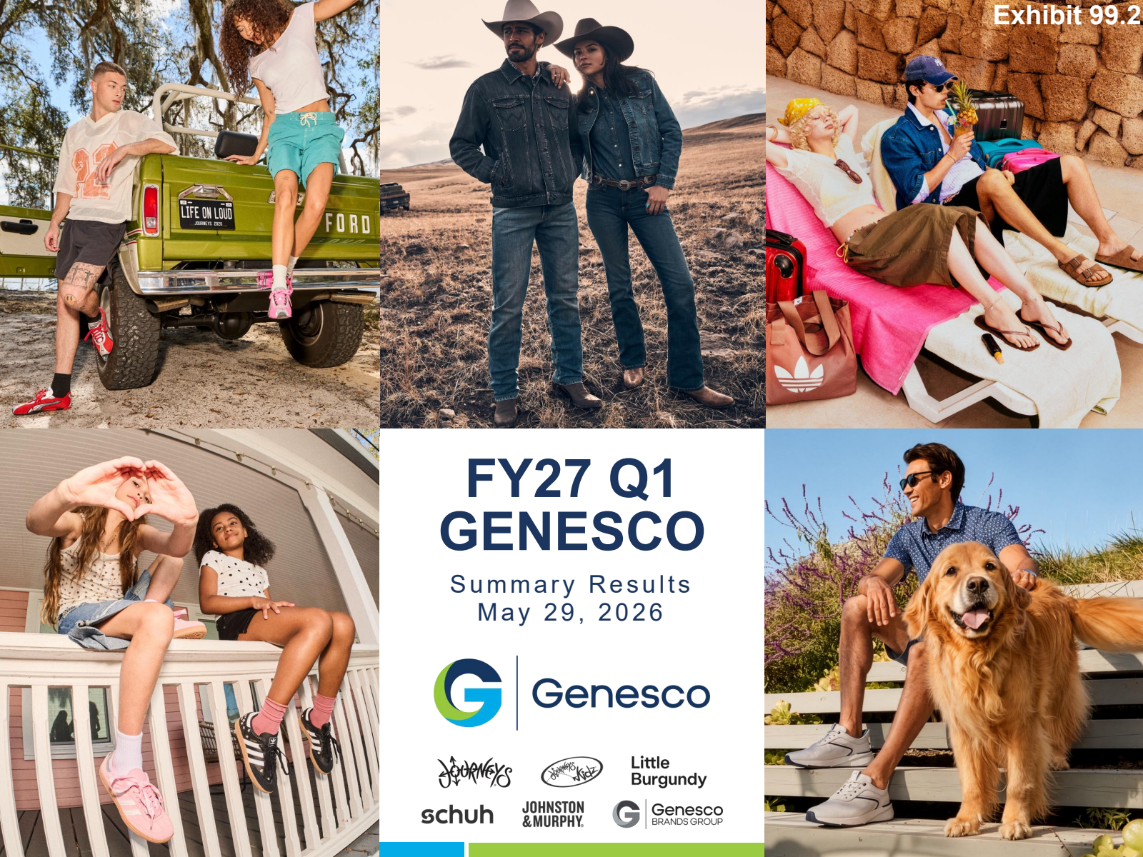 Genesco's Q1 2027 Slide Deck
