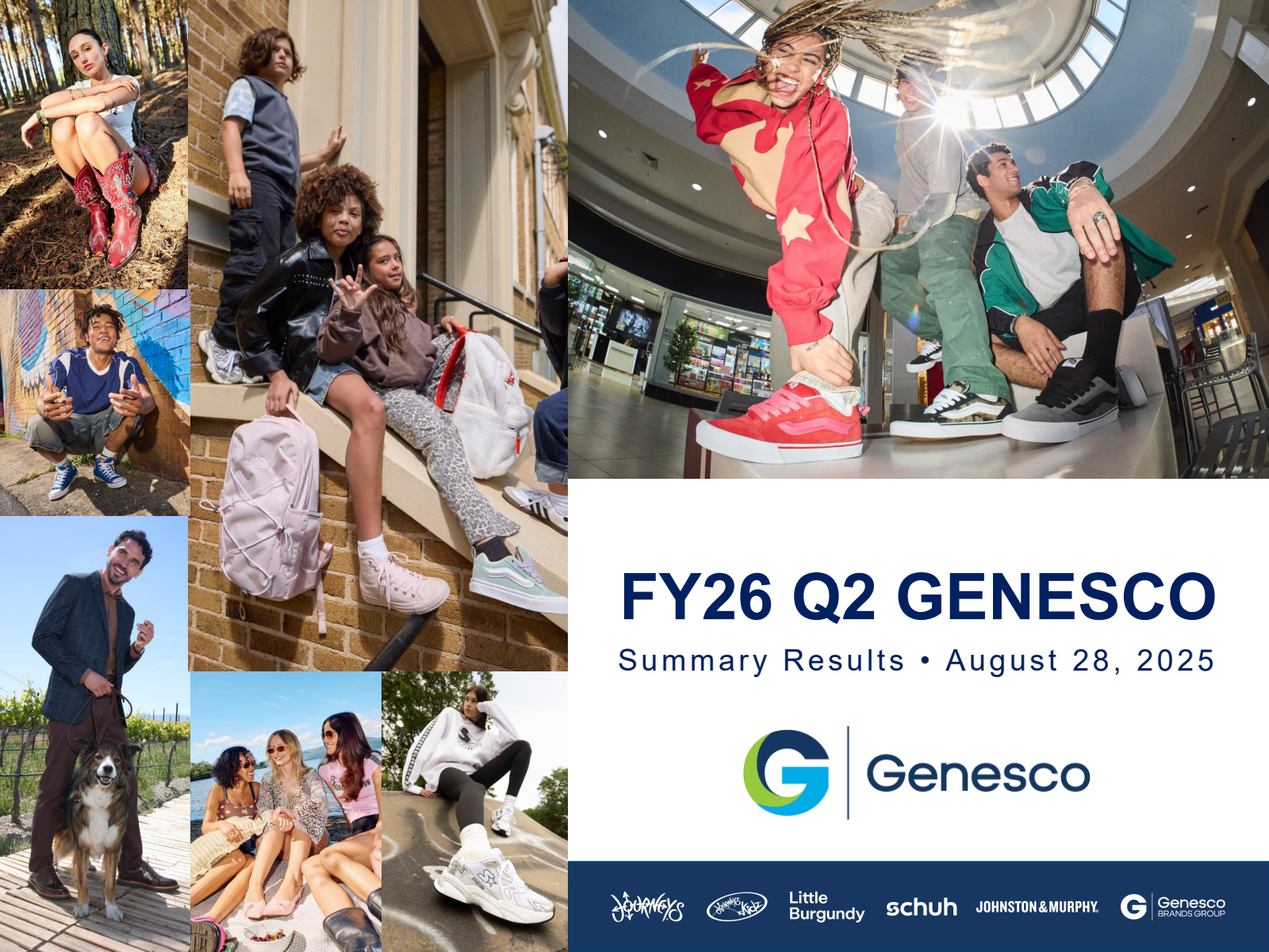 Genesco's Q2 2026 Slide Deck