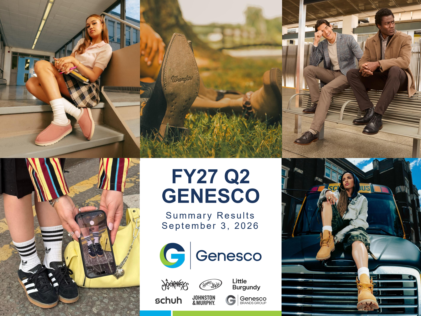 Genesco's Q2 2027 Slide Deck