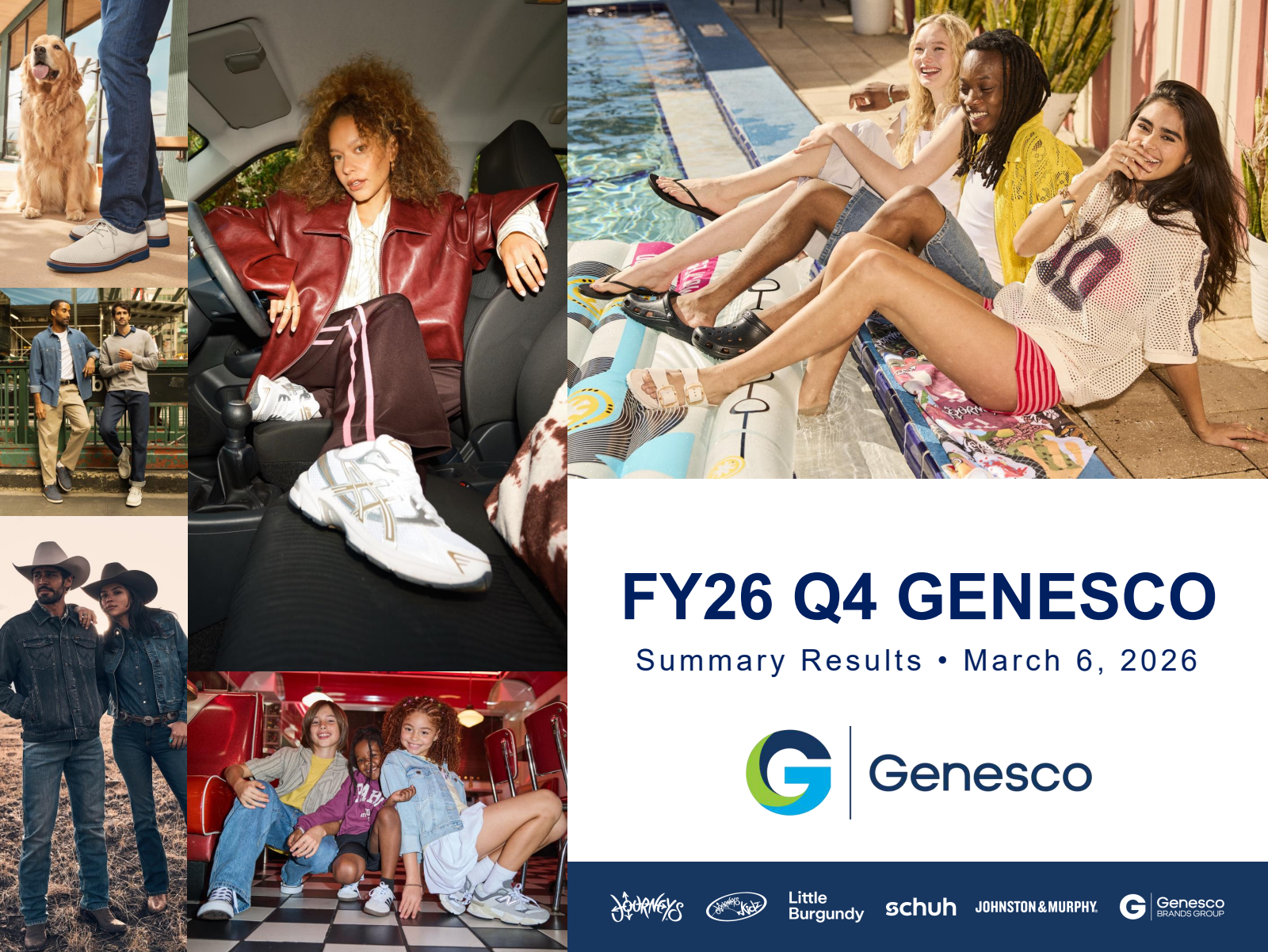Genesco's Q4 2026 Slide Deck