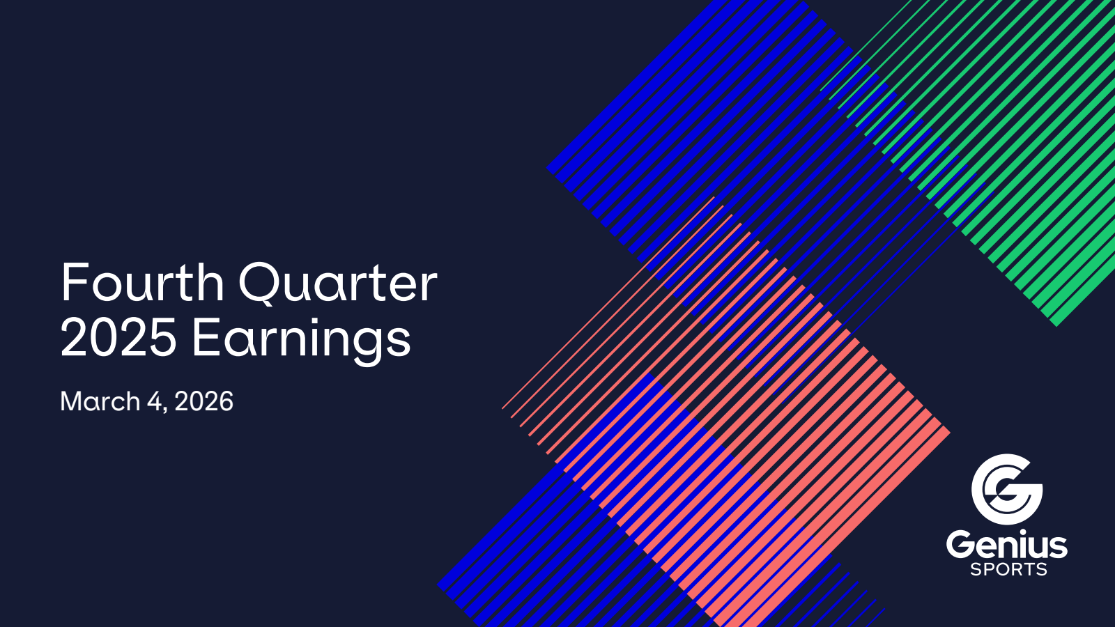 Genius Sports' Q4 2025 Slide Deck