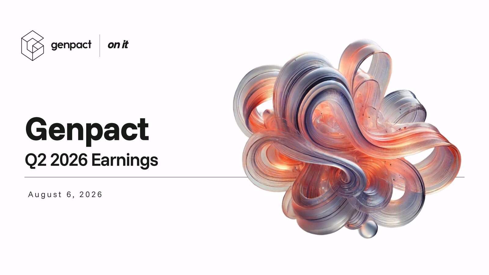 Genpact's Q2 2026 Slide Deck