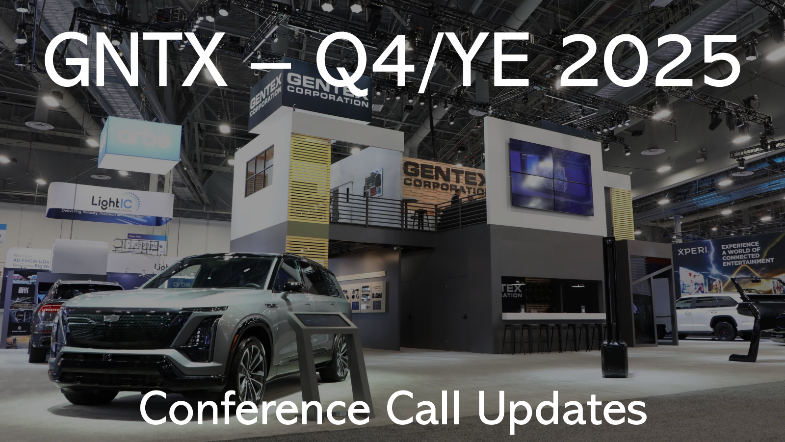 Gentex's Q4 2025 Slide Deck