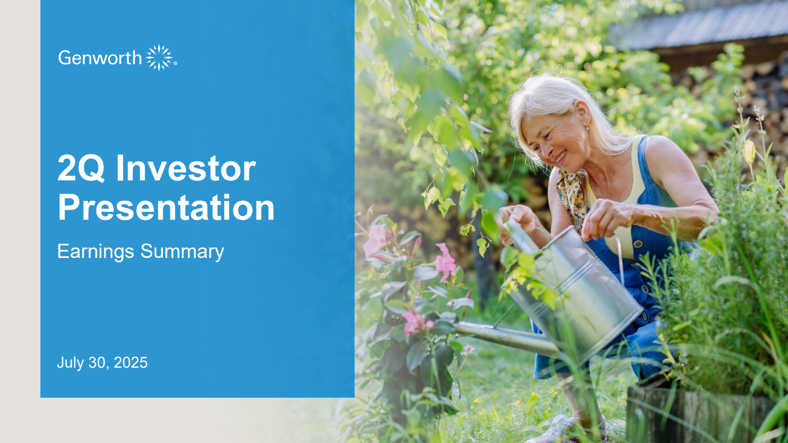 Genworth Financial's Q2 2025 Slide Deck