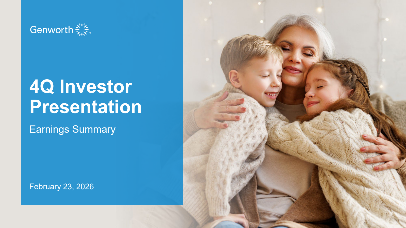 Genworth Financial's Q4 2025 Slide Deck
