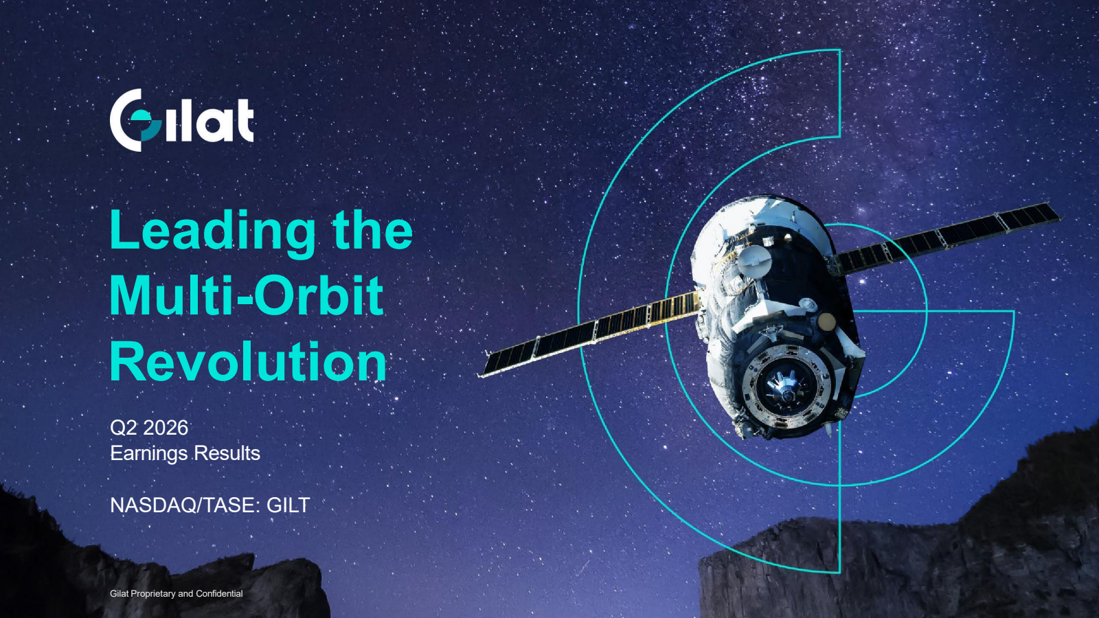 Gilat Satellite Networks' Q2 2026 Slide Deck
