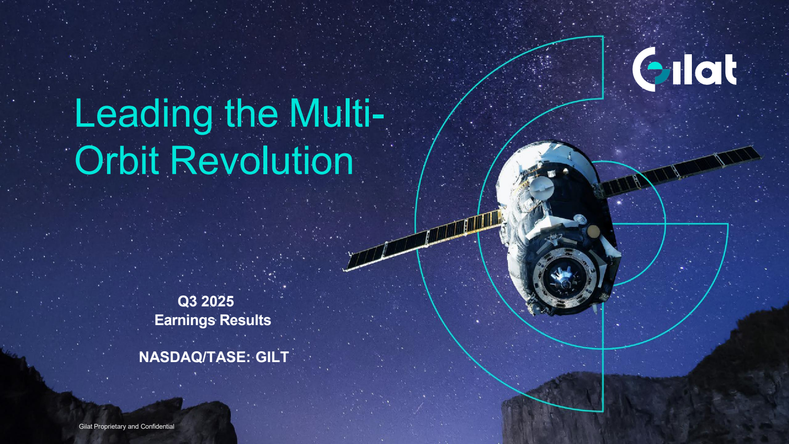 Gilat Satellite Networks' Q3 2025 Slide Deck