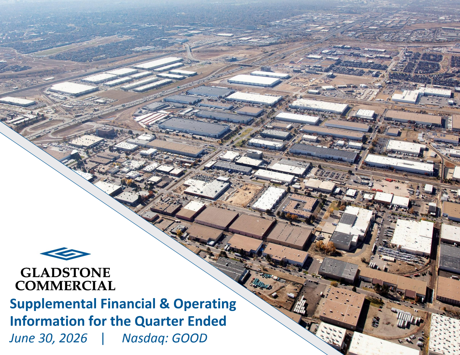 Gladstone Commercial's Q2 2026 Slide Deck