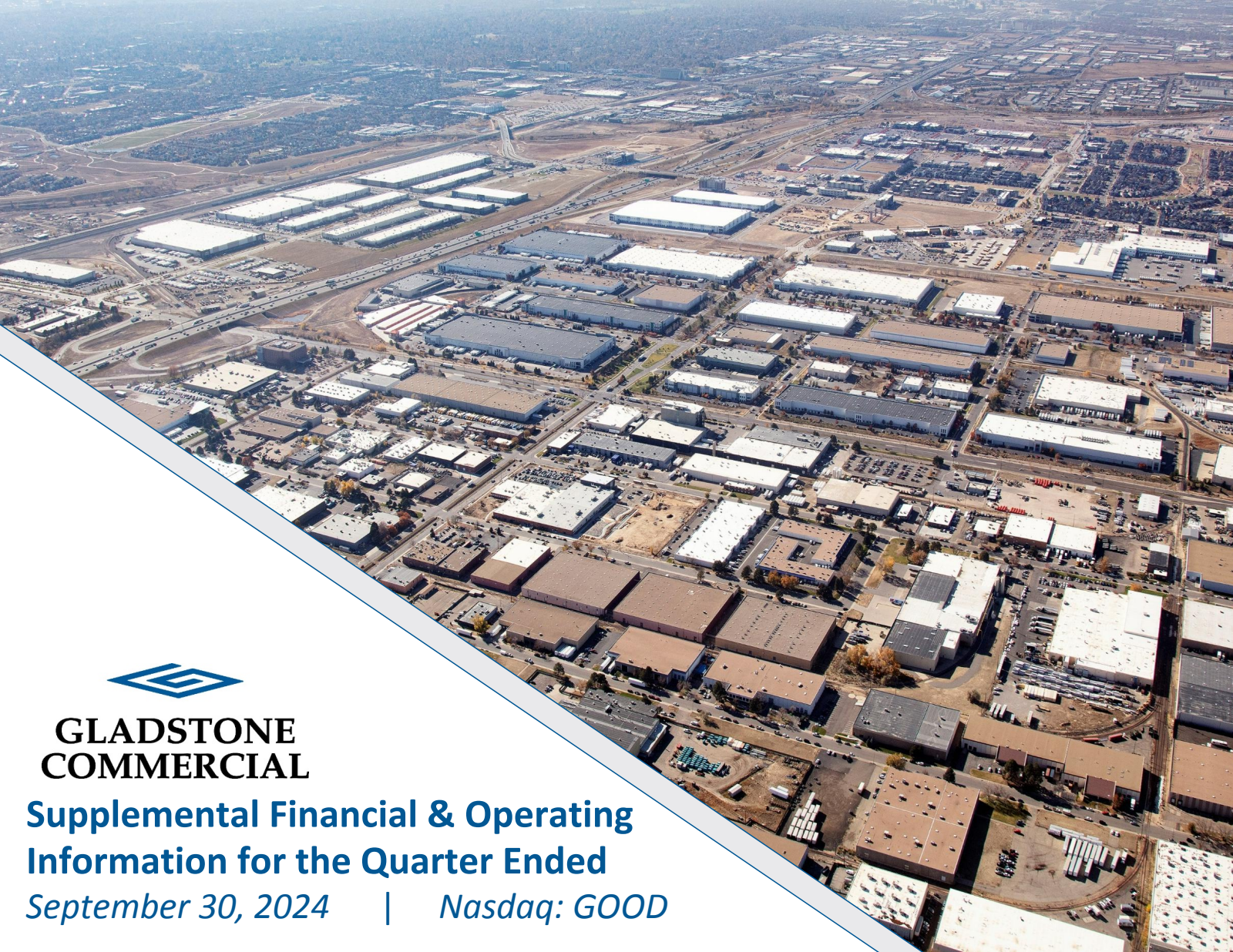 Gladstone Commercial's Q3 2024 Slide Deck