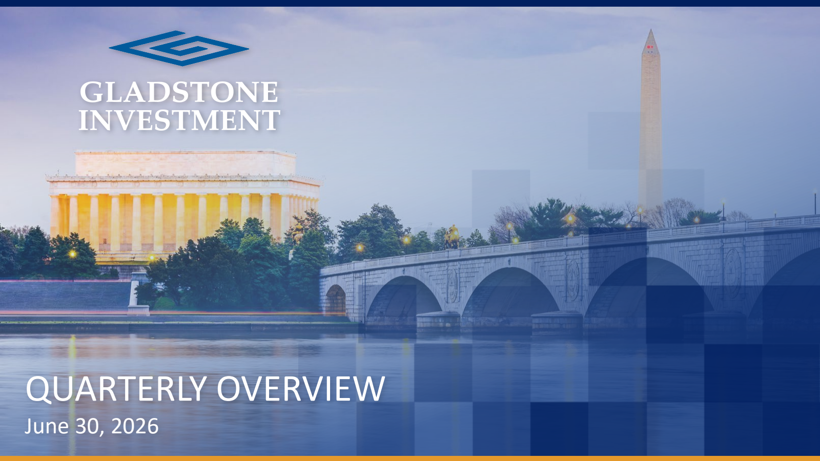 Gladstone Investment's Q1 2027 Slide Deck