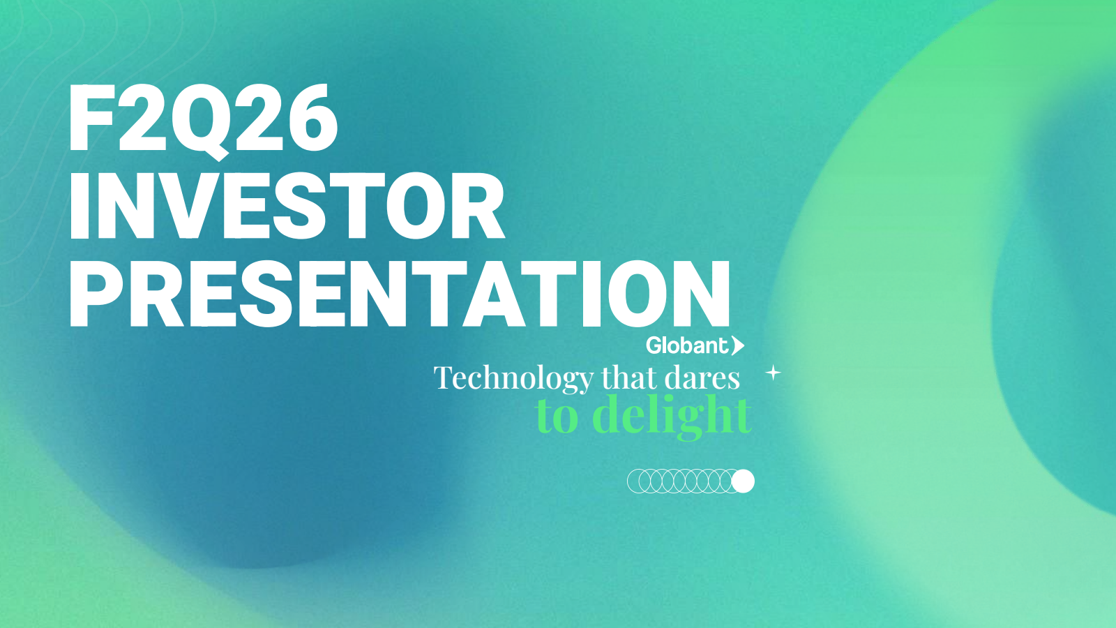 Globant's Q2 2026 Slide Deck