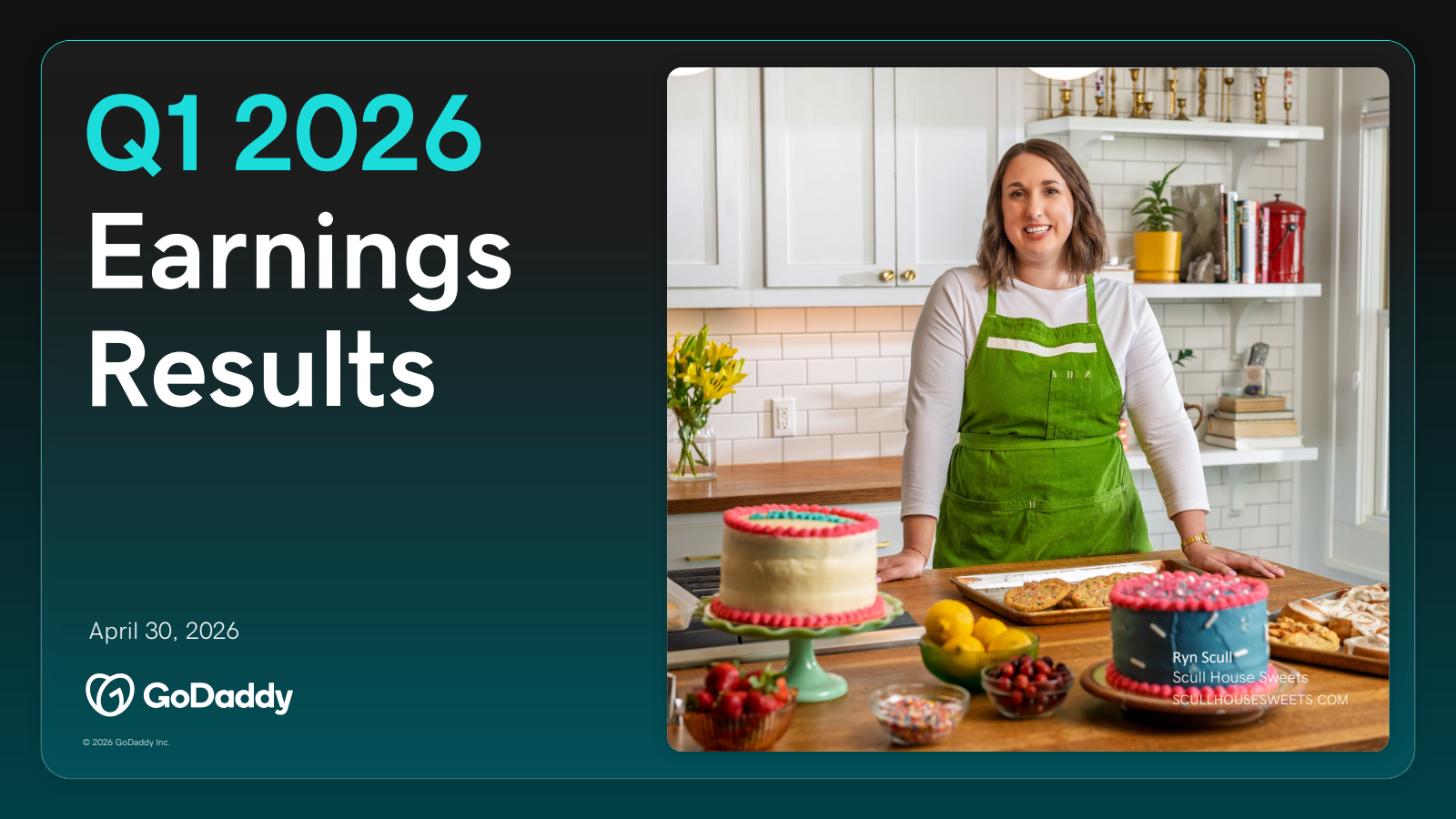 GoDaddy's Q1 2026 Slide Deck