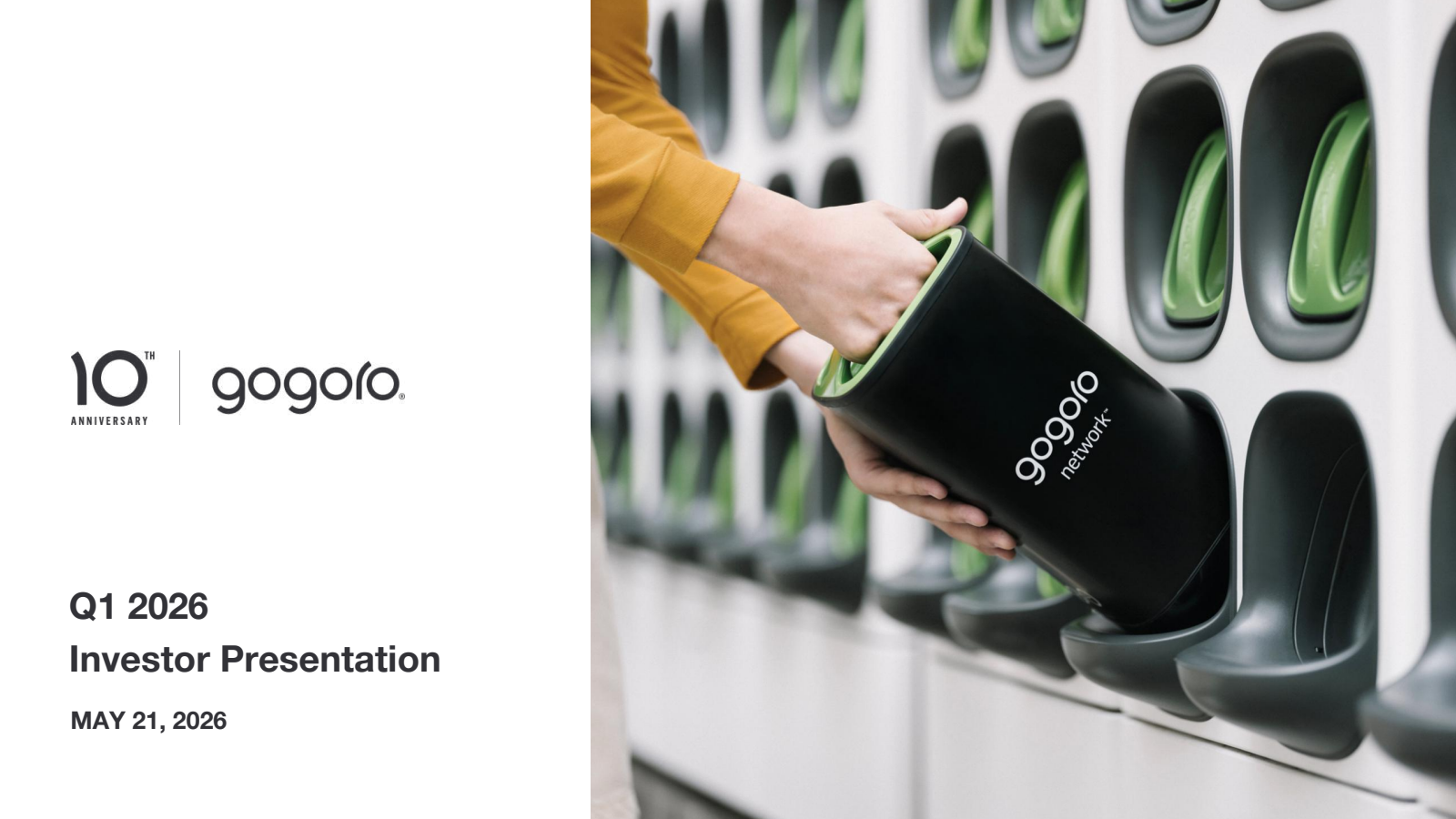 Gogoro's Q1 2026 Slide Deck
