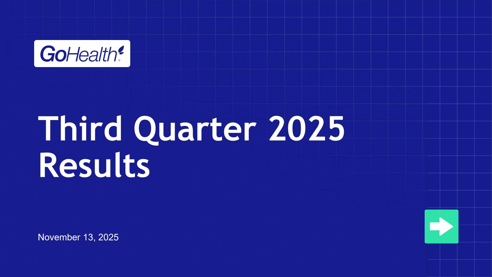 GoHealth's Q3 2025 Slide Deck