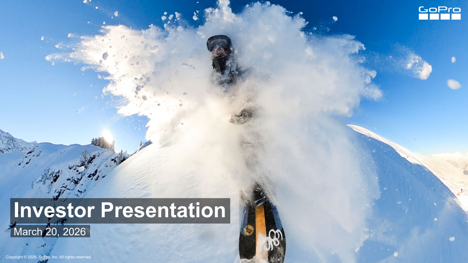 GoPro's Q4 2025 Slide Deck