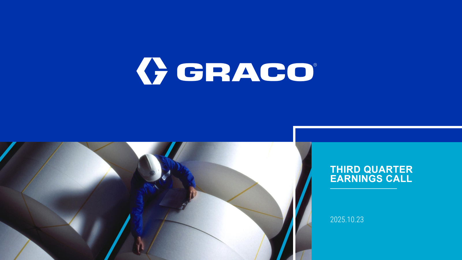 Graco's Q3 2025 Slide Deck