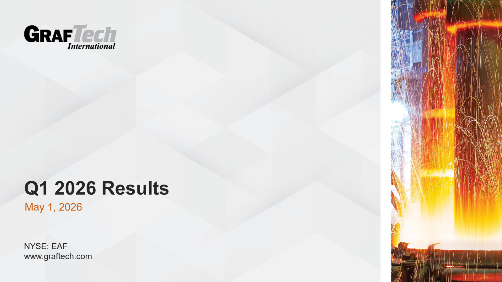 GrafTech International's Q1 2026 Slide Deck