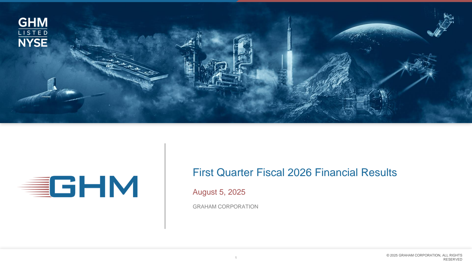 Graham's Q1 2026 Slide Deck