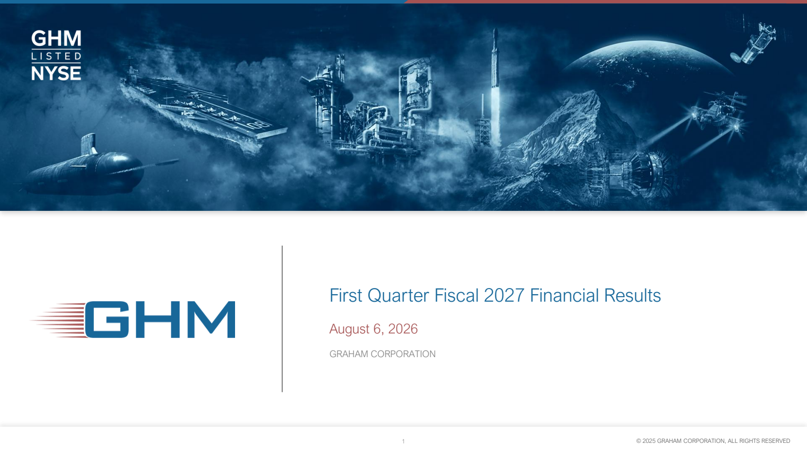Graham's Q1 2027 Slide Deck