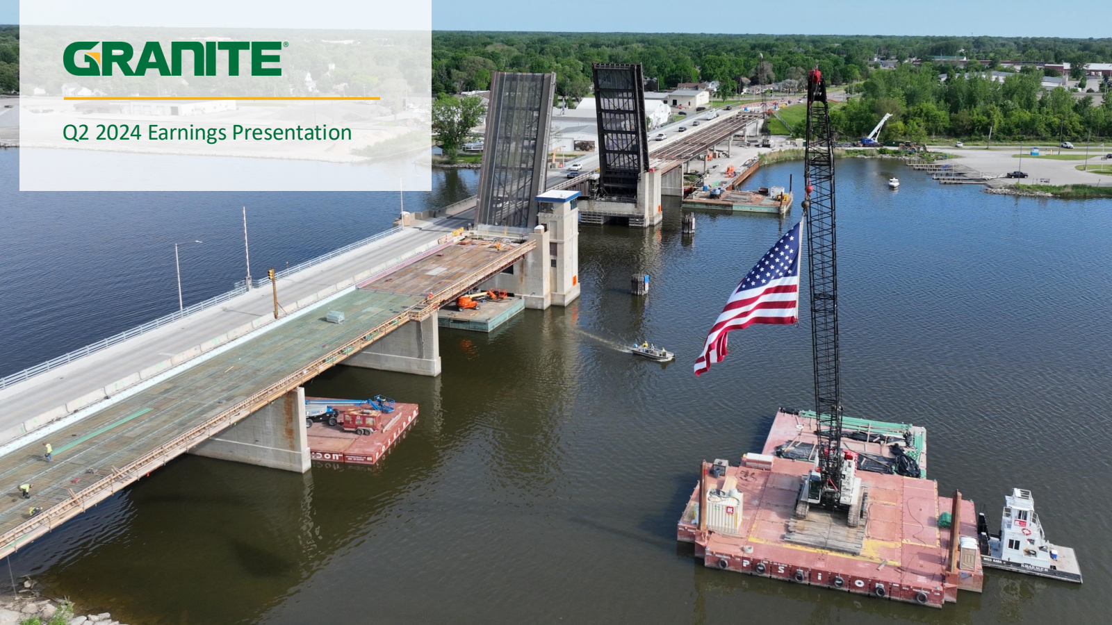 Granite Construction's Q2 2024 Slide Deck