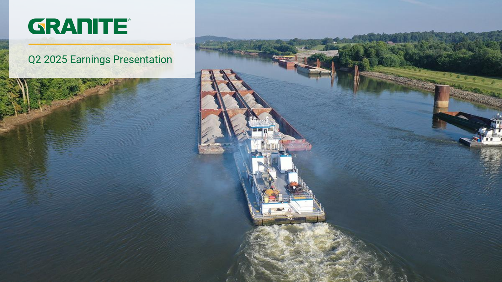 Granite Construction's Q2 2025 Slide Deck