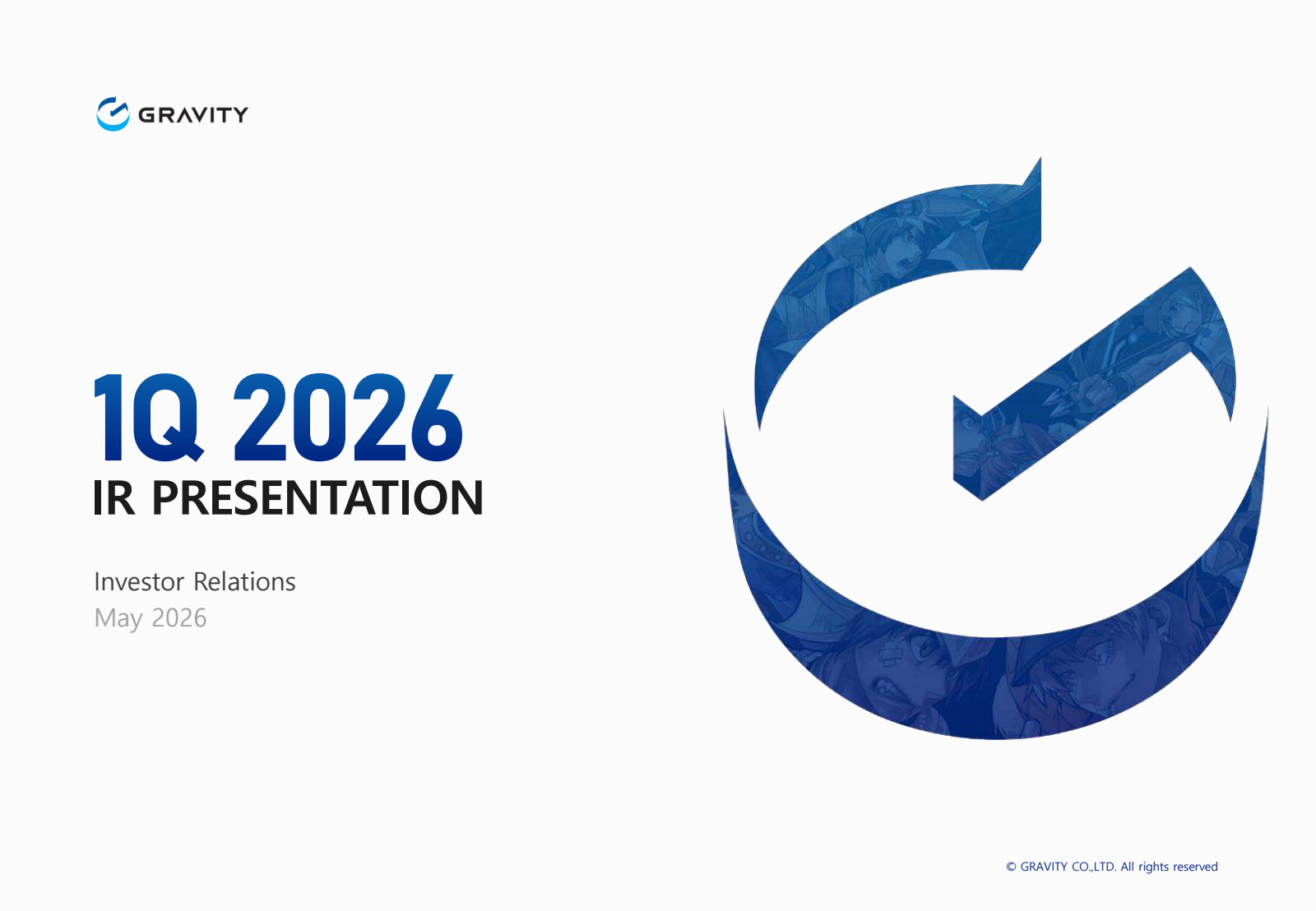 GRAVITY's Q1 2026 Slide Deck