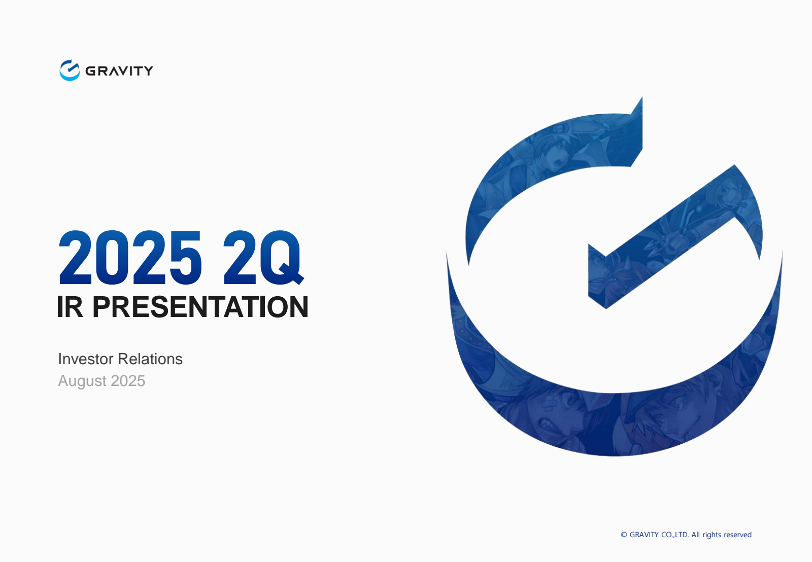 GRAVITY's Q2 2025 Slide Deck
