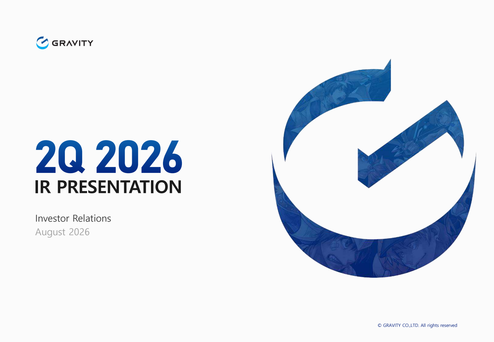 GRAVITY's Q2 2026 Slide Deck