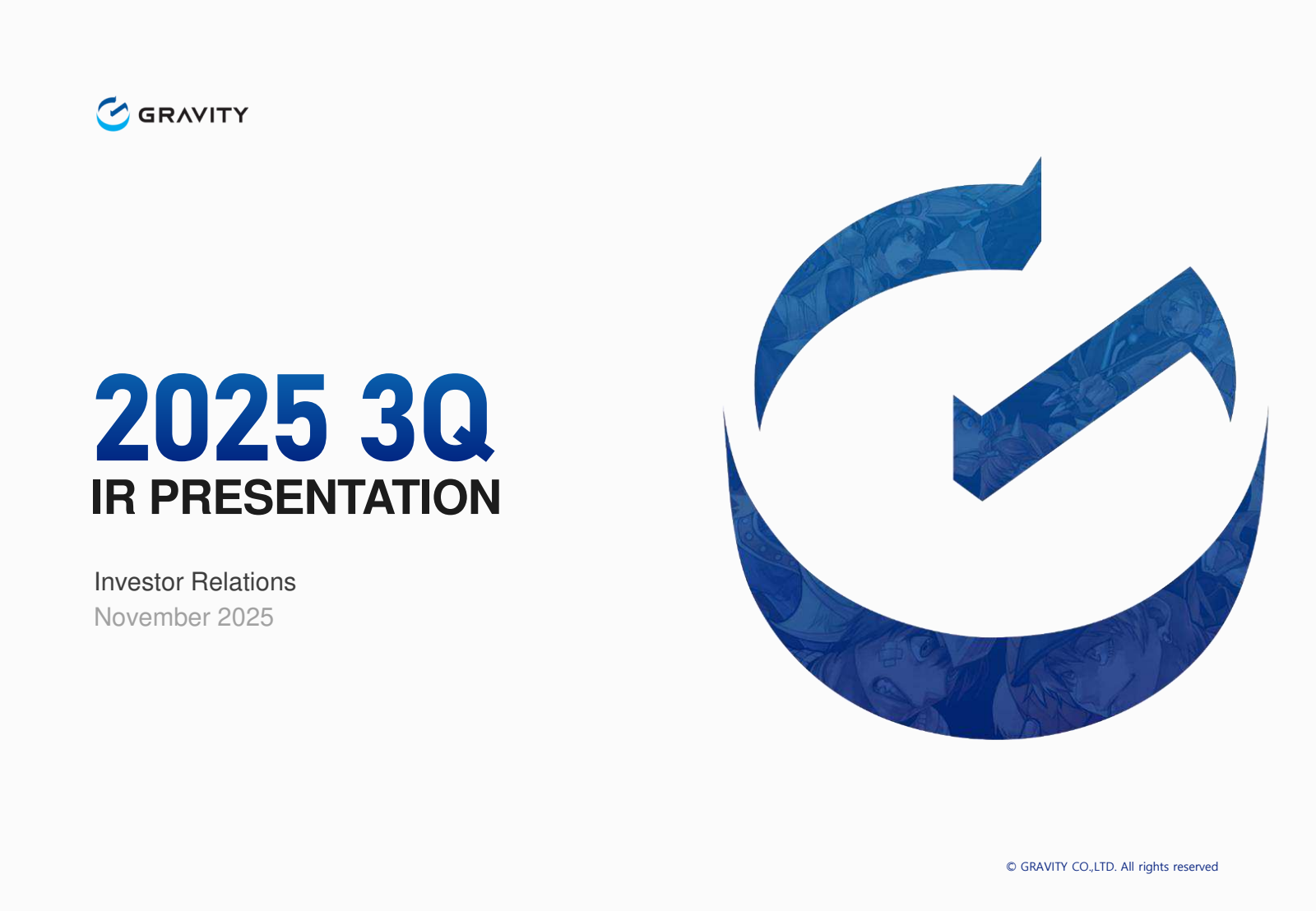 GRAVITY's Q3 2025 Slide Deck