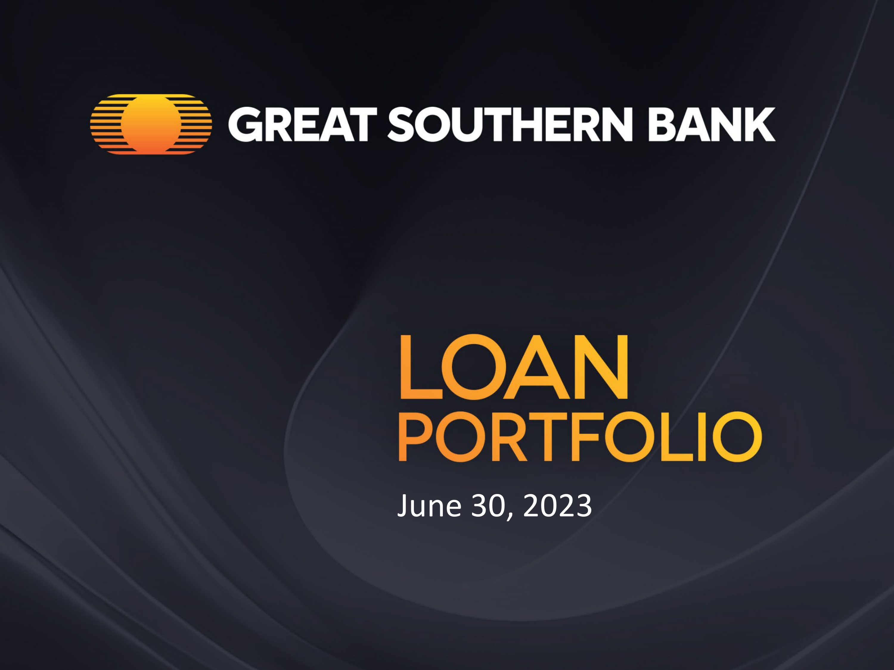 Great Southern Bancorp's Q2 2023 Slide Deck